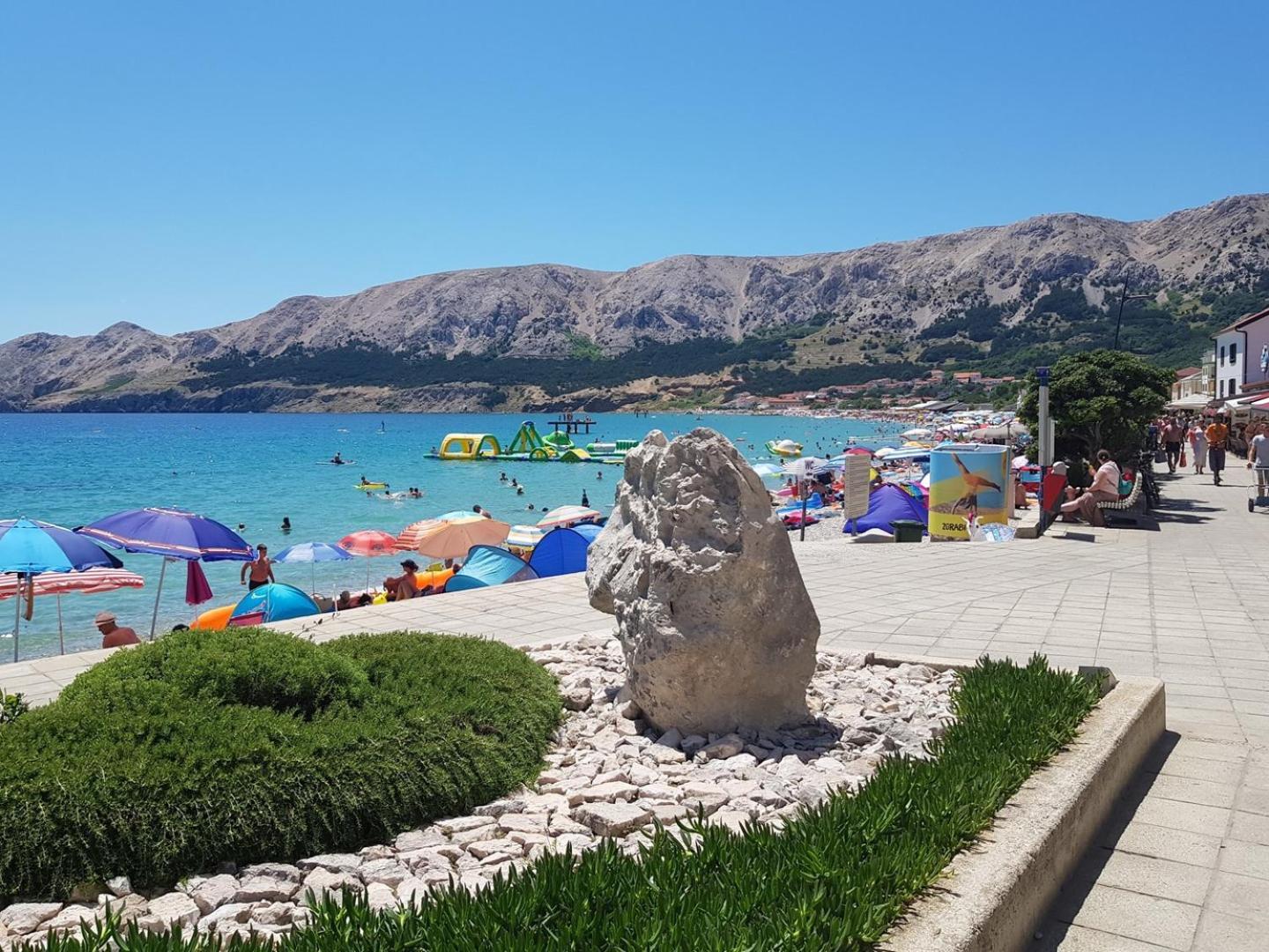 Klaric Otel Baška Dış mekan fotoğraf